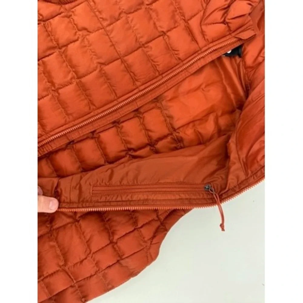 The North Face‎ Nano Puffer Vest Mens Small Thermoball Eco Burnt Orange Quilted